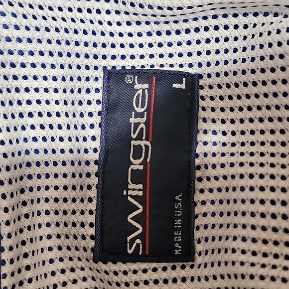 Vintage Swingster Men's Embroidered Zip up Jacket "Olympics/ Xerox" Logos - Picture 2 of 6